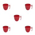 thumbnail image 1 of Cateissary Taza de café Taza de plástico reutilizable Tazas Tazas de agua cómodas Fiesta Decoración de la boda Té Hogar Bar Living Beber Rojo Type2 NO2, 1 of 6