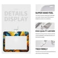 thumbnail image 4 of Susaid Colorful Cloud Butterfly Sunflower Print ID Badge Holder with Double-Sided Windows Horizontal Hard Plastic Case Black Card Protector Pouch for Office School ID Credit Cards, 4 of 7
