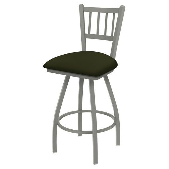 XL 810 Contessa 36" Swivel Extra Tall Bar Stool with Anodized Nickel Finish and Canter Pine Seat