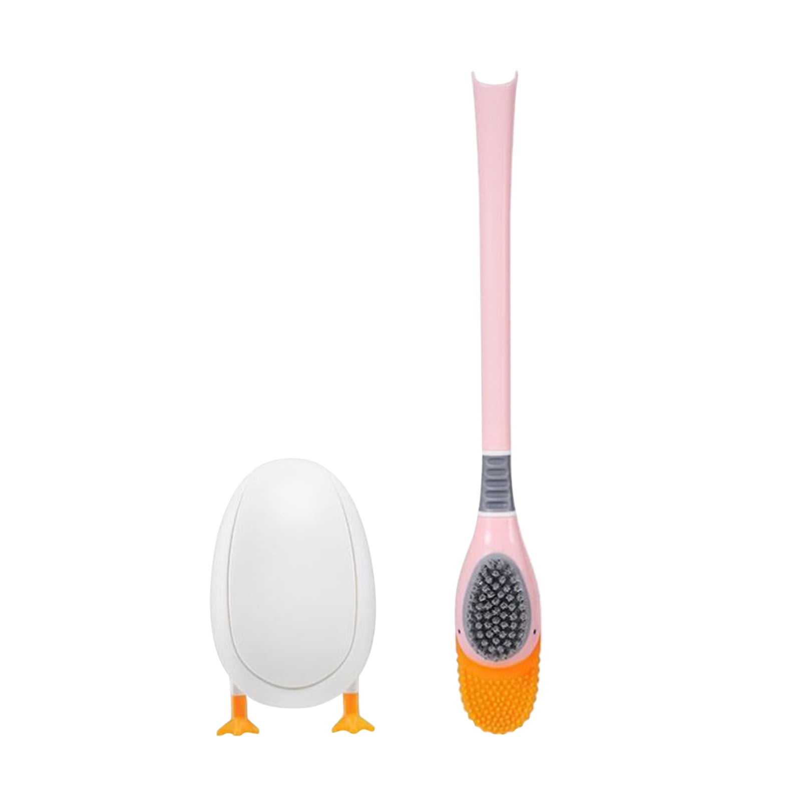 Toilet Brush 2022 New Cartoon Duck Toilet Brush with Wall Mounted & Standed Case, Upgrade Brush