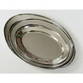 thumbnail image 1 of 3 Pc. Stainless Steel Oval Serving Set 14 In, 16 In, 18 In, 1 of 3
