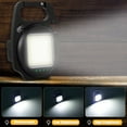 thumbnail image 3 of COB Small Flashlights COB Keychain Flashlight 500mAh 500LM Super Bright USB Charging Mini LED Waterproof Pocket Light with 180° Folding Bracket 3 Modes for Outdoor, 3 of 9