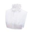 thumbnail image 2 of Corbatas desmontables, cuello simulado, elegante cuello con volantes, media camisa, blusa, corbatas es, corbatas falsas para suéter, camiseta,, 2 of 8