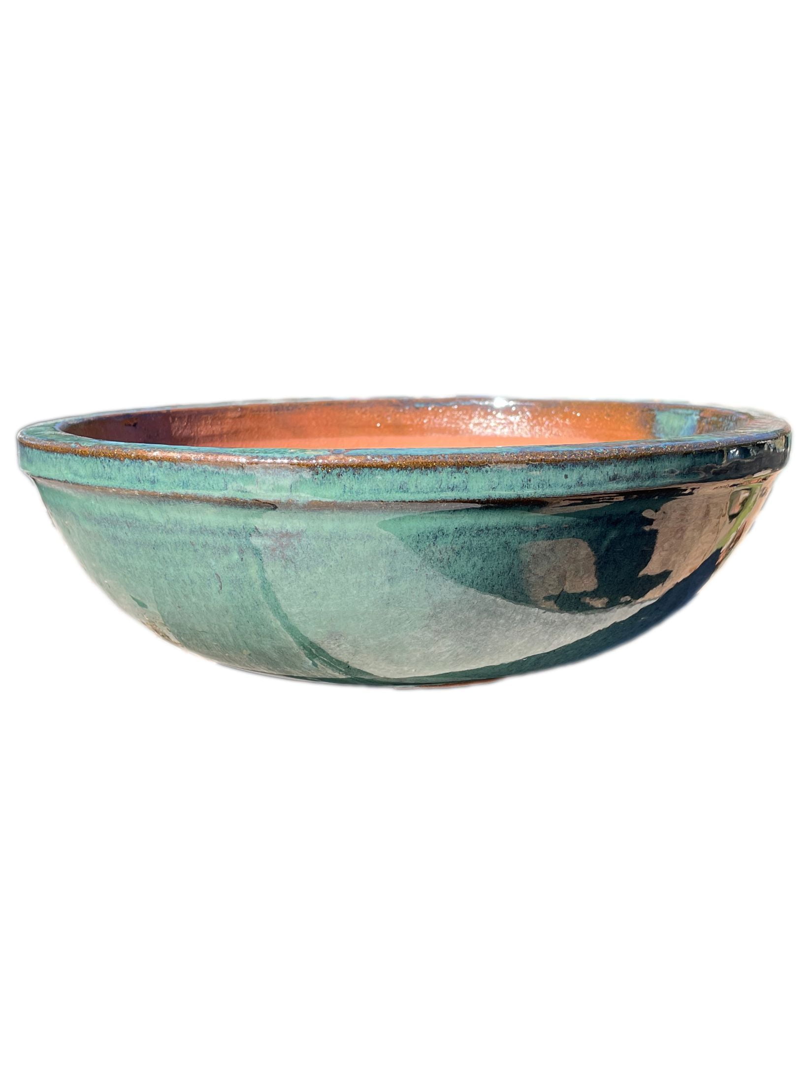 shallow ceramic bowl