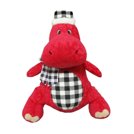 Holiday Time HD Giant Plush Toy Red Dino