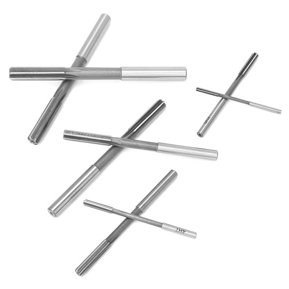 Reamer High-Speed Steel Reamer Straight Shank Reamer, Chucking Reamer Set Straight Chucking Milling Reamer High Hardness Industry For Home