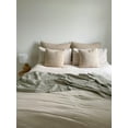 thumbnail image 4 of Cotton Beige Boucle Dutch Euro Pillow 28x36 Beige / Pillow Cover Only, 4 of 6