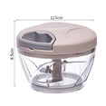 thumbnail image 5 of sunsanly 500/900ML Garlic Stirrer Manual Food Processor Vegetable Chopper Hand Pull String Onion Cutter for Veggies Fruits Nuts Herb Easy Clean Kitchen Tool, 5 of 7