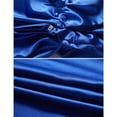 thumbnail image 3 of Women's Wedding Hooded Cape Bridal Cloak Poncho Full Length （170）blue Satin Hooded Cape Unisex Halloween Cloak for Devil Witch Wizard Halloween Christmas Cosplay, 3 of 5