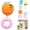 1pc-B, variant on Cheese Shaped Squeaky Dog Plush Toy, Interactive Teething Pet Toy for Indoor and Outdoor Play, Family Enrichment Training and Stress Relief Dog Chew Toy (1pc-C)