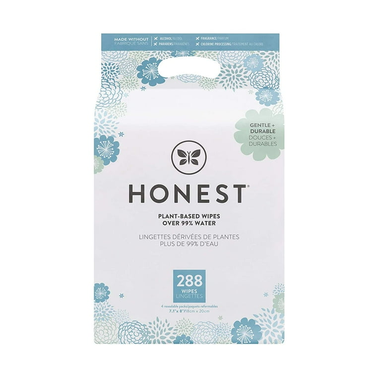 The Honest Company Baby Wipes Hypoallergenic Honest Wipes 288 Count