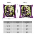 thumbnail image 2 of Beetlejuice Square Pillow Case Pillow Holder Soft Decorative Pillow Sham Cushion Cases Pillowcase 26"X26", 2 of 7