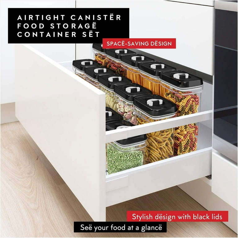 Clear Space Airtight Food Storage Containers BPA Free Kitchen