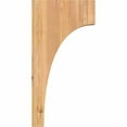 thumbnail image 3 of 3 1/2"W x 12"D x 24"H Huntington Smooth Corbel, Western Red Cedar, 3 of 9