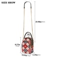thumbnail image 2 of joogoo Women Heart on Checkered Chain Crossbody Bags Shoulder Handbag Phone Purse, 2 of 5
