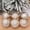 Champagne, variant on 6Pcs Boxes Pendant in DIY Crafts Painted Electroplated Plastic Ball Festive Christmas Decorations Plastic Tree Ornaments