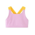 thumbnail image 3 of 1/3 Pack Girls Racerback Crop Tank Top Sleeveless Dance Cami Tops for Running Ballet Gymnastics Dancewear 4-13 Years, 3 of 6