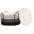 thumbnail image 1 of 8 posavasos absorbentes BLESIY juego de posavasos tejidos resistentes al calor decoración del Tema negro, 1 of 8