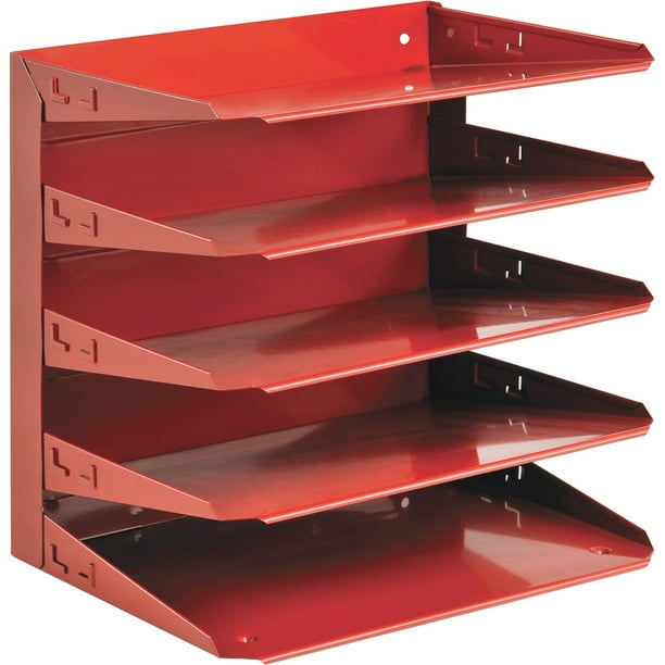 MMF, Soho 5-tier Horizontal Organizer, 1 Each, Red ...
