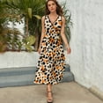 thumbnail image 4 of Leopard Print Pattern Art Sleeveless Dress Women's Summer Suit Dresses for Women 2025 Luxury Party Dress, 4 of 6