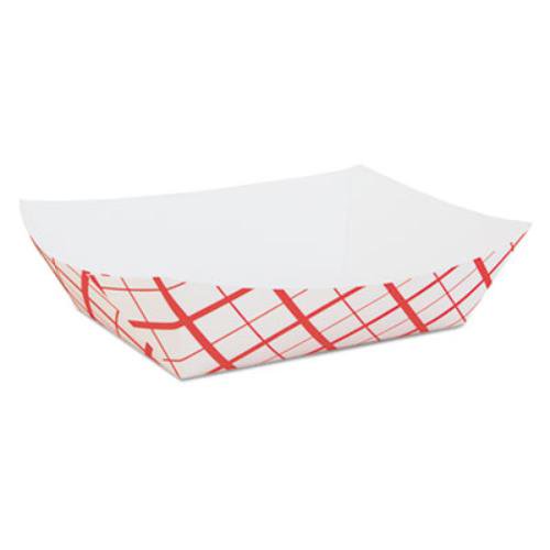 Southern Champion Tray SCH0429 Paper Food Baskets, Red/white