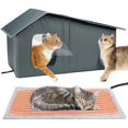 thumbnail image 1 of Casa para gatos MEWTOGO térmica, impermeable y aislada 65 x 34 x 39 cm, 1 of 7