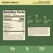 Optimum Nutrition, Gold Standard 100% Plant Protein Powder, Creamy Vanilla 1lb Tub
