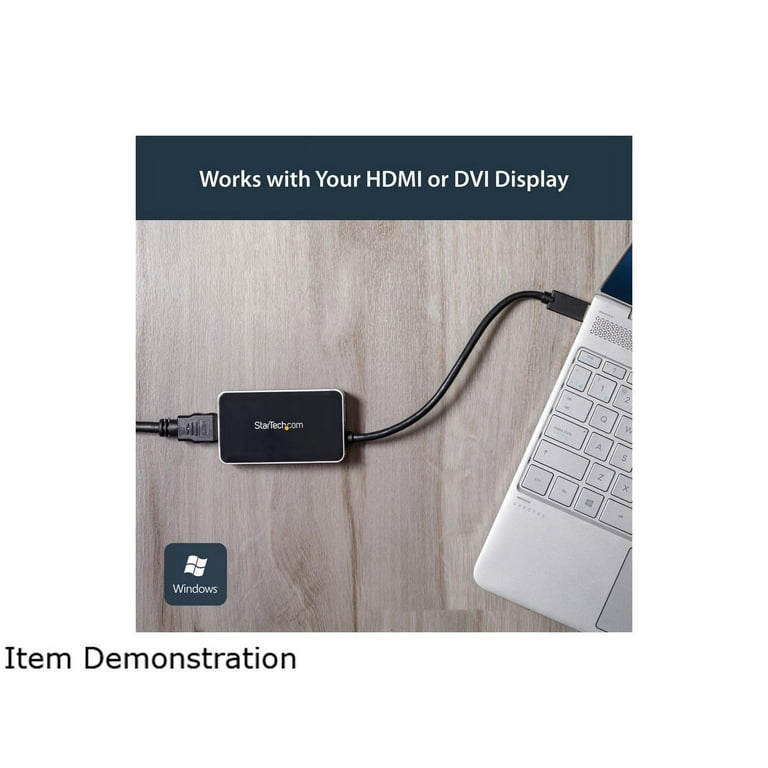 USB to HDMI & DVI Adapter - 1920x1200 - USB-A Display Adapters, Display &  Video Adapters