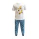 thumbnail image 1 of The Simpsons - Juego de Pijama de Homer Simpson para Hombre (Blanco, Azul), 1 of 2