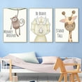 thumbnail image 2 of CreativeArrowy Cartoon Mural Decorative Painting Animal Print Picture Posters Kids Baby DIY Wildlife Animal Printed Picture Bedroom, 2 of 14
