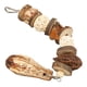 thumbnail image 4 of Juguete Para Masticar Loros Y Pájaros, Bolas De Ratán De Madera Natural, Nueces, Juguete Para Morder Pájaros Con Gancho De Acero Inoxidable, 4 of 7