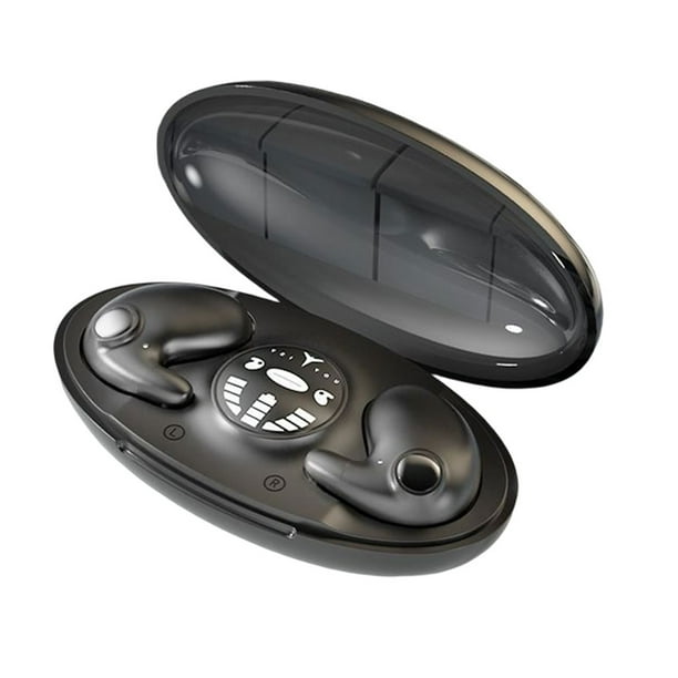 Seitruly ABS Earbud 5.3 Reemplazo Cancelación de ruido Impermeable Ergonómico Auriculares estéreo en la oreja Auricular Cables de audio/vídeo Negro