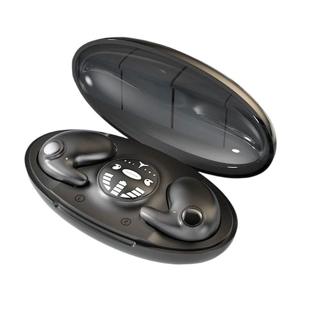 Methold ABS Earbud 5.3 Reemplazo impermeable en la oreja Estéreo HiFi Auriculares para correr Regalo de cumpleaños Negro Type2 NO2
