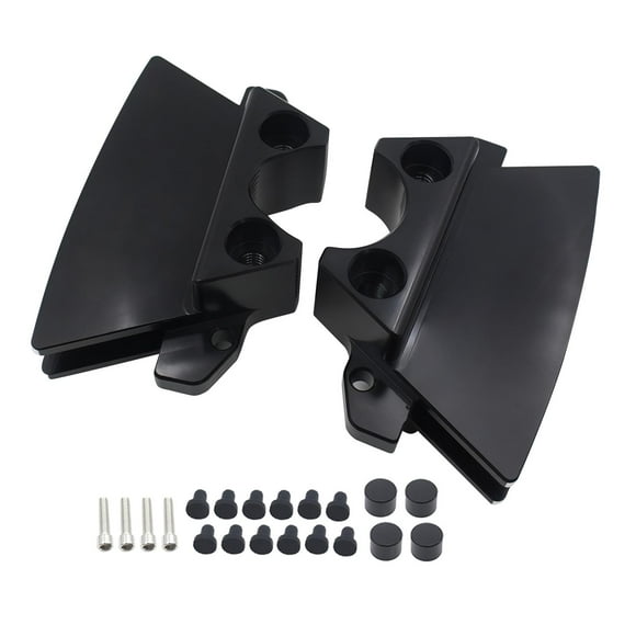 2 cubiertas de bujías decorativas de fácil instalación, repuesto para motor de motocicleta, protector para Deluxe Flde