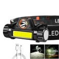 thumbnail image 2 of Linterna frontal multifuncional con carga USB y potente linterna LED magnética para acampar al aire libre y pescar, modelo 101, 2 of 5