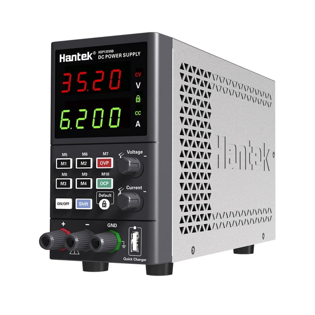 Fuente de alimentación DC de banco digital Hantek HDP135V6B Variable 35V 6A Fuente de alimentación r Hantek Fuente de alimentación regulada