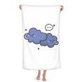 thumbnail image 1 of Overcast Black Clouds Angry Hand Towel Bath Facecloth Soft Cotton Washcloth, 1 of 4