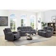 thumbnail image 5 of Modern Chenille 3PCS Recliner Living Room Set (220×80×75cm), 5 of 9