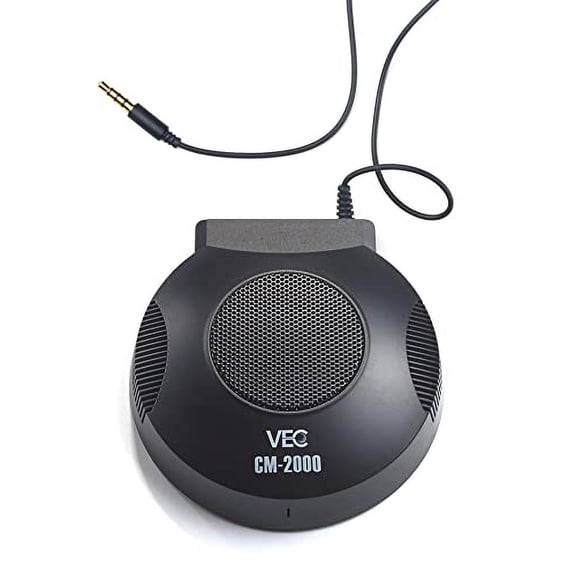 CM-2000 Boundary Desktop Conference Microphone with Playback Speaker and TRRS 3.5mm Plug
