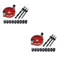thumbnail image 3 of Riwesomey Pasador autocentrante vertical 6/8/10 mm para carpinteros artesanales rojo Rojo 2piezas, 3 of 4