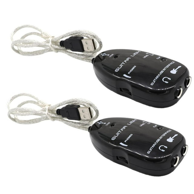 2 pcs de Interconexión de sonido para PC / MAC Grabación con Amplificador