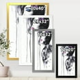 thumbnail image 4 of Designart 'Monochrome Female Portrait With Colorful Makeup' Modern Framed Art Print, 4 of 4