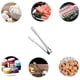 thumbnail image 5 of 5 cucharadas dulces y 5 pinzas para hielo, cucharas de acero inoxidable para supermercado, dulces, café, cubo de hielo, boda, cocina, bar, barbacoa, dulces, postre, buffet, café, té, 5 of 6