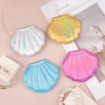 thumbnail image 3 of AUEAR, 4 Pack Glitter Shell Mirror Double-Sided Magnification Makeup Mirrors 4 Colors Mini Portable Foldable for Purse Handbag Pocket, 3 of 7