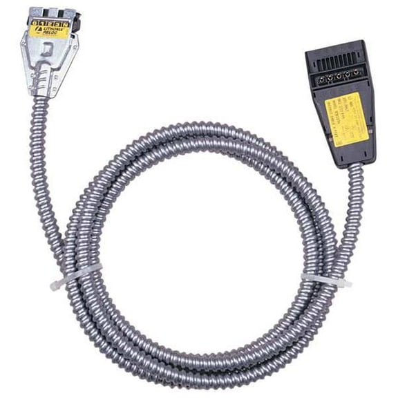 Lithonia Lighting 2-Port Cable, OnePassOC2, 277V, 9FT OC2 27712/3G 09 M10