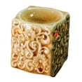 thumbnail image 1 of Quemador de aceite esencial derretido, portavelas, calentador de aceite, lámpara de aceite aromático para el hogar Cuadrado Amarillo7.5x7cm, 1 of 9
