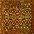 thumbnail image 1 of Ahgly Company Indoor Square Persian Yellow Traditional Area Rugs, 8' Square, 1 of 4