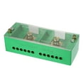 thumbnail image 1 of Unique Bargains 2 Inlet 12 Outlet Terminal Strip Blocks, Single Phase Distribution Block for Meter Box, 1 of 4