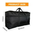 thumbnail image 2 of Tripumer 105L Oversized Moving Bag 2PCS Travel Luggage Bag Foldable Waterproof Storage Bag Double Zipper and Strong Handle Moving Available Black, 2 of 8
