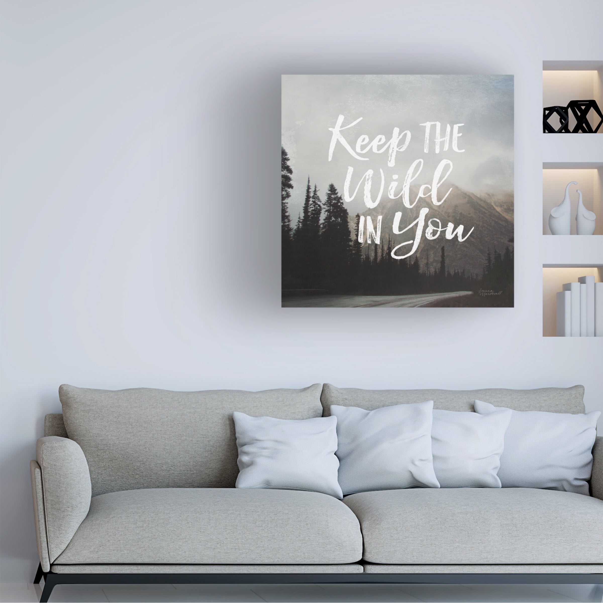 Laura Marshall 'West Coast Wandering III' Canvas Art